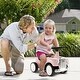 preview thumbnail 5 of 25, Kids Sit to Stand Vehicle with Working Steering Wheel and Under Seat Storage - 23" x 10.5" x 13.5" (L x W x H)