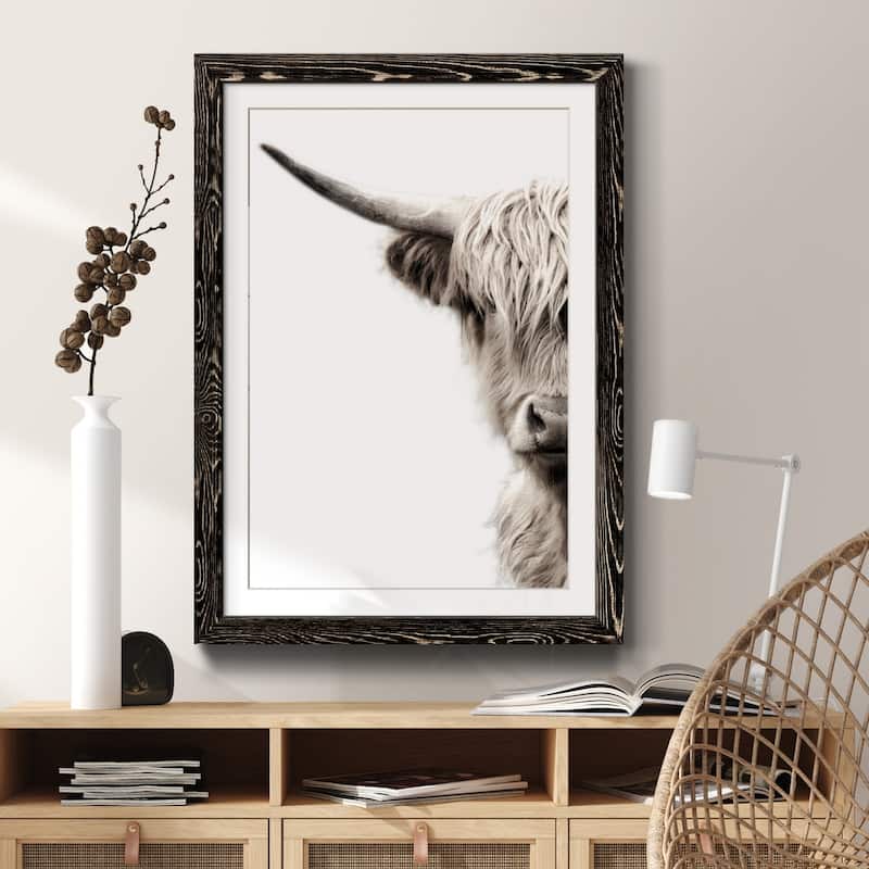 Highland Cattle-Premium Framed Print - Ready to Hang