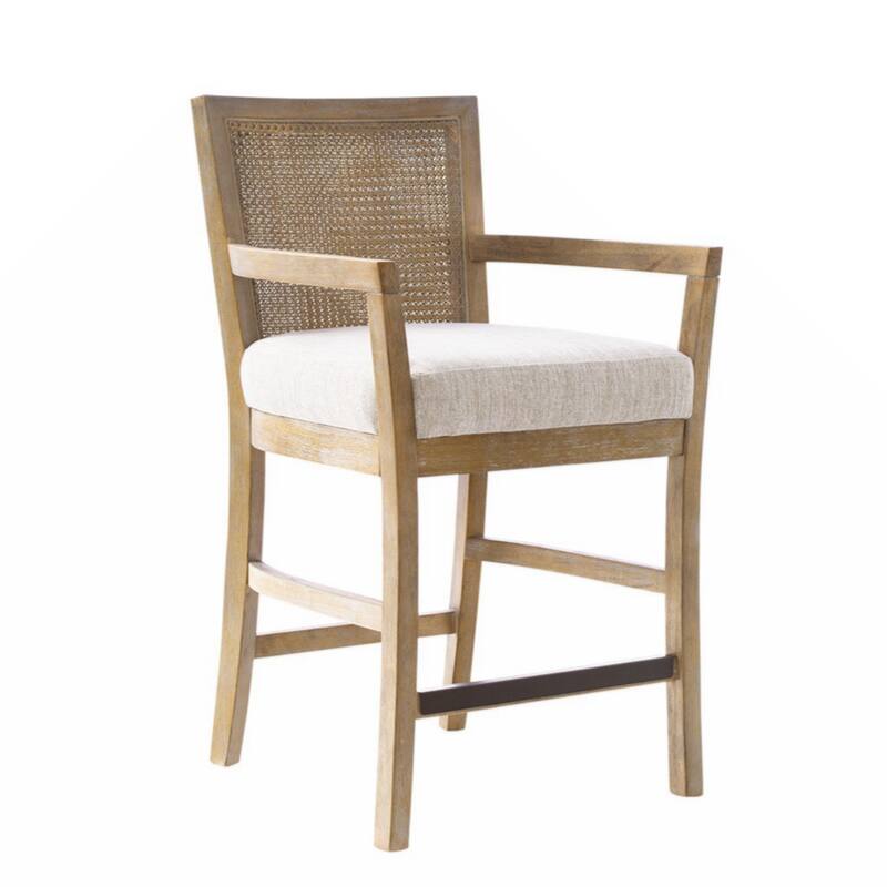 Cane Back Counter Stool