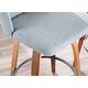 preview thumbnail 40 of 42, Carson Carrington Oscar Mid-Century Modern Counter Stool with Black Round Footrest (Set of 2) - N/A