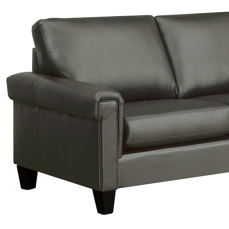 Brooke Top-grain Italian Leather Sectional Sofa