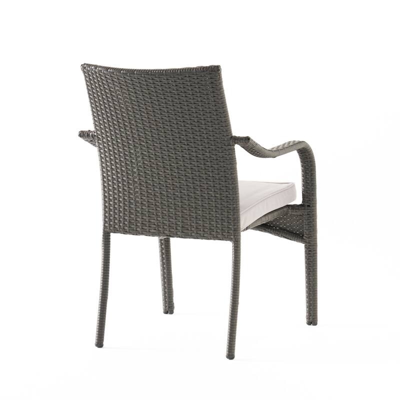 San Pico Outdoor Wicker Chairs (Set of 4) by Christopher Knight Home
