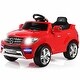 preview thumbnail 1 of 8, Costway Mercedes Benz ML350 6V Electric Kids Ride On Car Licensed MP3 - See Details Red - Assembly Required - See Details