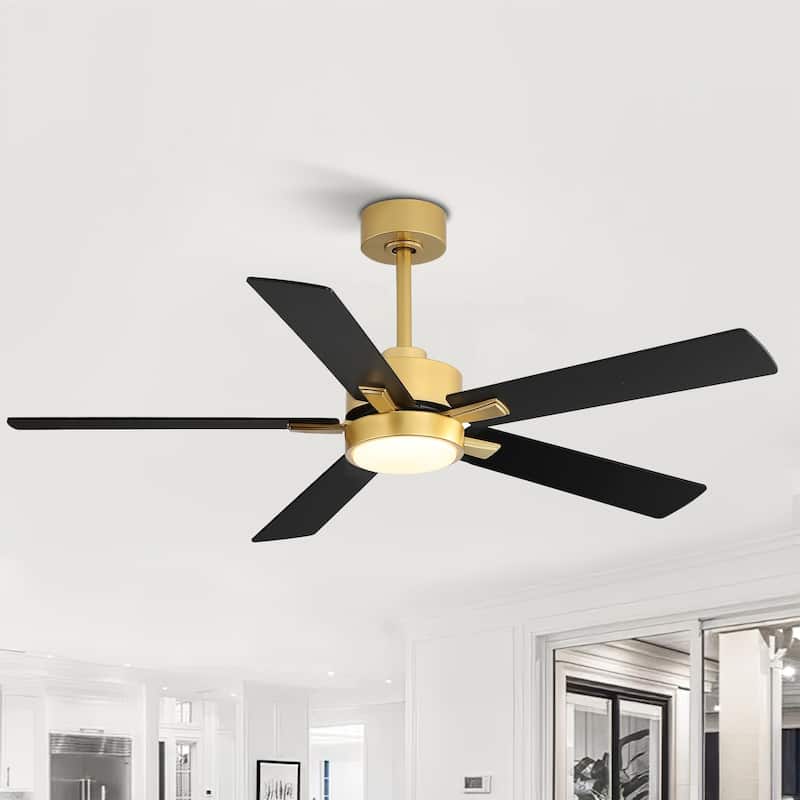 52 inch 5 Blade LED Ceiling Fan with Remote and Light Kit