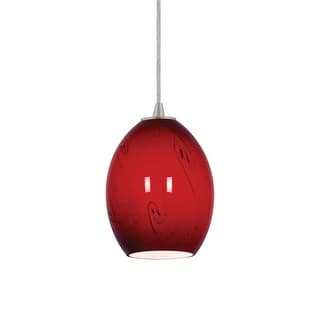 Access Lighting Brandy FireBird 1 Light LED Pendant - 6" Wide with Red
