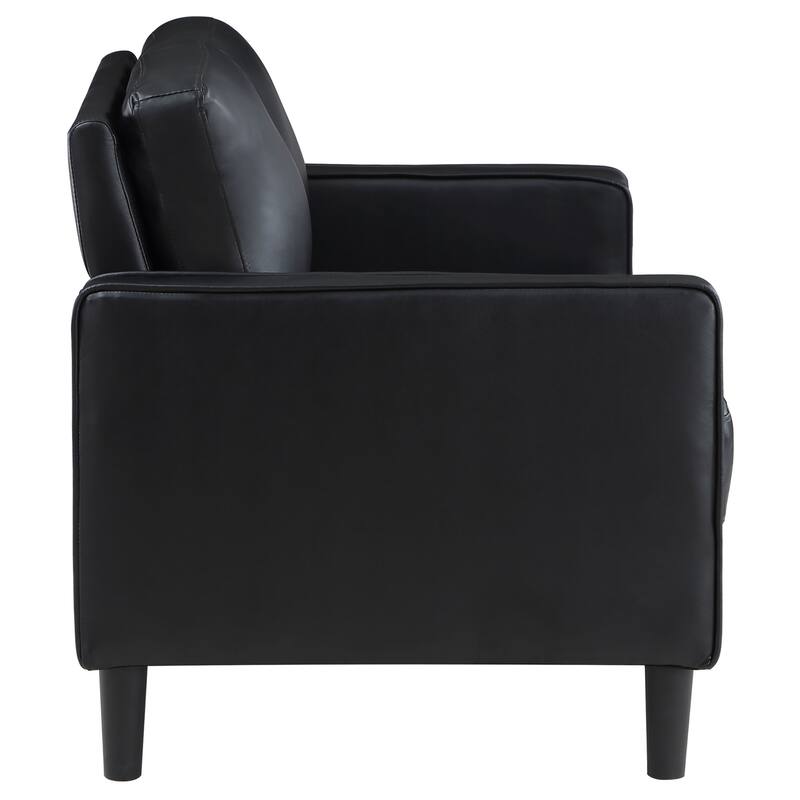 Ruth Transitional Upholstered Track Arm Sofa Set