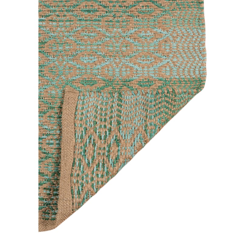 Sasha Sinae All-Natural Jute & Rayon Flatweave Area Rug