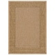 preview thumbnail 16 of 133, SAFAVIEH Courtyard Sherrie Border Indoor/ Outdoor Waterproof Patio Backyard Rug 4' x 5'7" - Natural/Gold