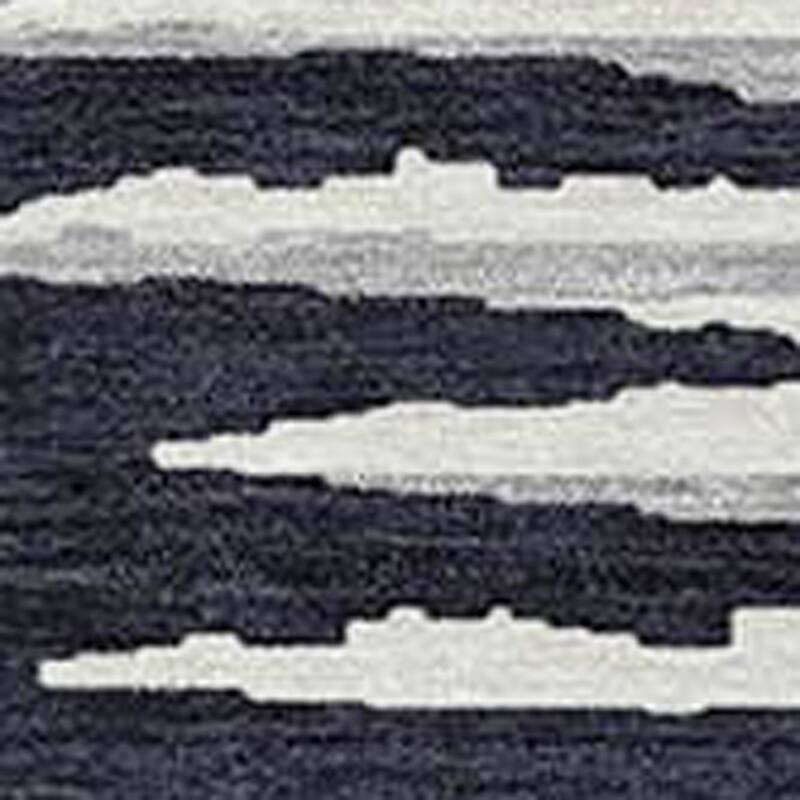 HomeRoots Striped Transitional Rectangle Outdoor Rug