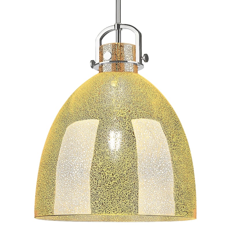 Innovations Lighting 410-1SL-G412-16ME Newton Bell 16" Wide Pendant - Polished Nickel