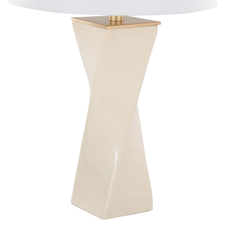 Porch & Den Sauda Square 27" Ceramic Table Lamp