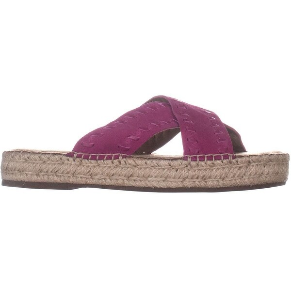 pink suede espadrilles
