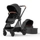preview thumbnail 26 of 33, Mompush Ultimate 2 Baby Stroller Seat+Bassinet - Black