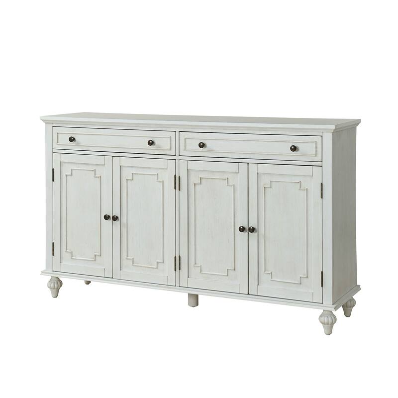 Ruby 58''Traditional Wide 2 Drawer Sideboard with Adjustable Shelves By HULALA HOME