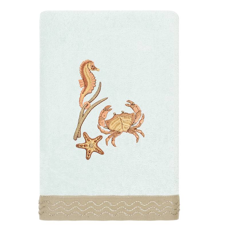 Authentic Hotel and Spa Turkish Cotton Aaron 3PC Embellished Towel Set