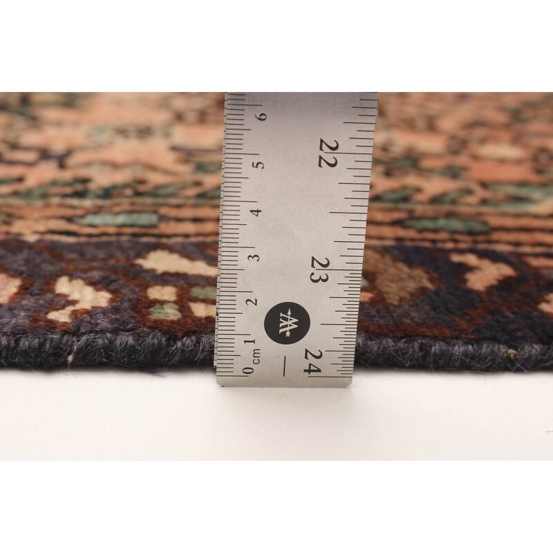 ECARPETGALLERY Hand-knotted Andelz Copper Wool Rug - 3' x 9' 9"