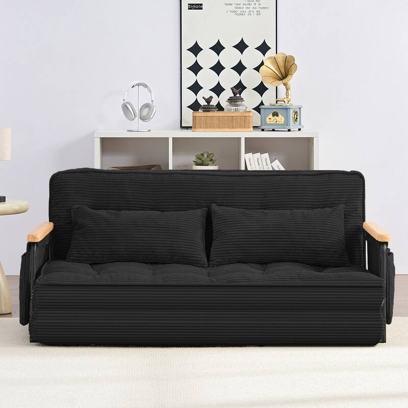 Mixoy Muti-Functional Folding Floor Sofa Bed,3-Seater,2-Seater,1-Seater Lazy Futon Sofa with 6 Position Adjustable Backrest