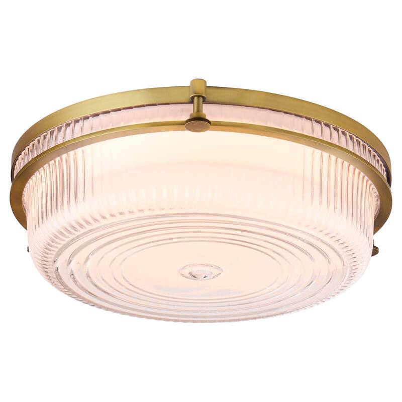 Quorum International 368-14 Emory 14" Wide LED Flush Mount Drum