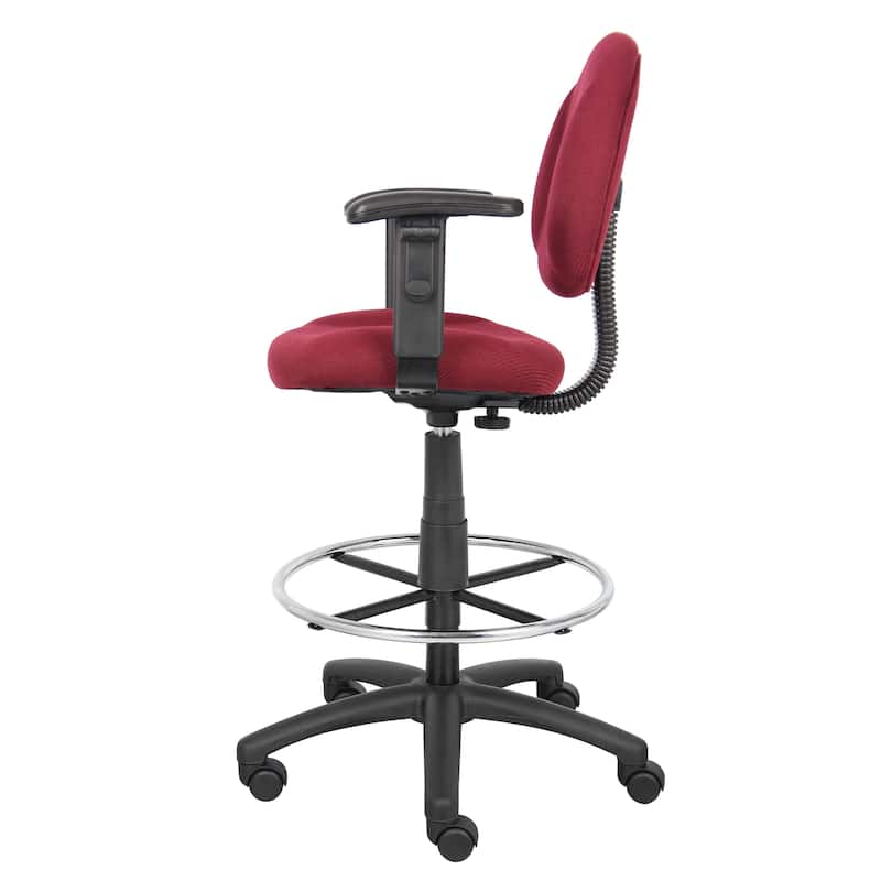 Boss Contoured Comfort Drafting Chair with Arms