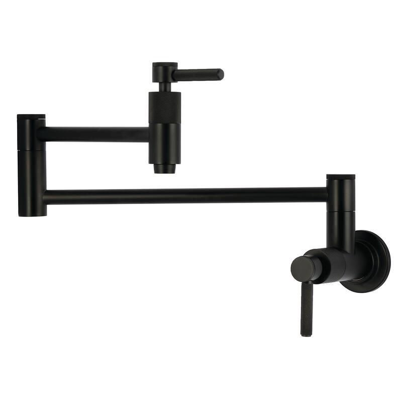Kingston Brass KS810.KNL Convergent 3.8 GPM Wall Mounted Single Hole - Matte Black