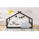 preview thumbnail 20 of 28, Full Size Playhouse Design House Bed Wood Bed,Solid Construction For Bedroom