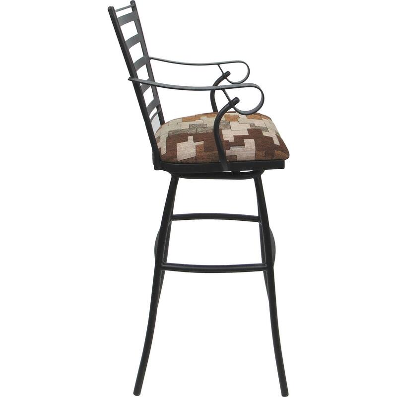 Outdoor Indoor Bar Stool Counter Extra Tall - Jenna with Arms