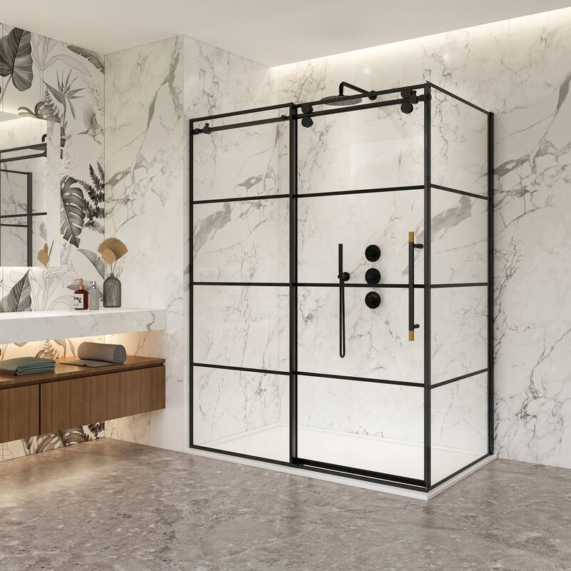 Losar Rectangle Single Sliding Framed Shower Enclosure