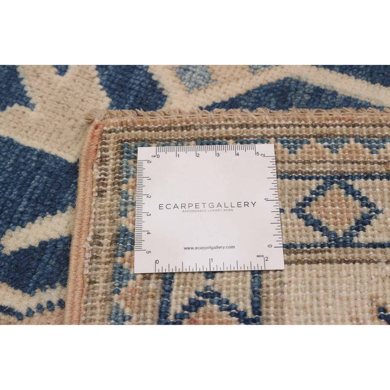 ECARPETGALLERY Hand-knotted Finest Ghazni Tan Wool Rug - 6'2 x 8'4