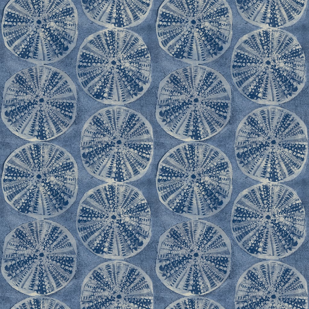 Chesapeake Sea Biscuit Blue Sand Dollar Wallpaper