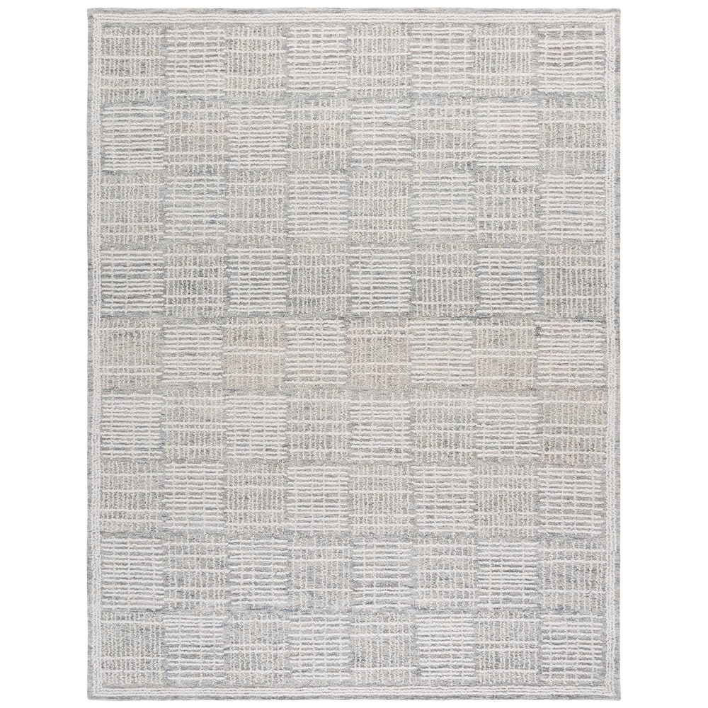 SAFAVIEH Handmade Abstract Anoek Checkered Wool Rug