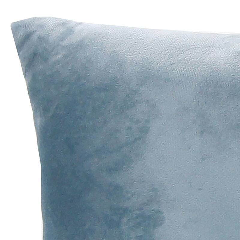 20" x 14" Solid Tufted Indoor Lumbar Throw Pillow with Button