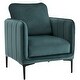 preview thumbnail 37 of 53, Nora Modern Velvet Accent Chair for Bedroom with Metal Legs