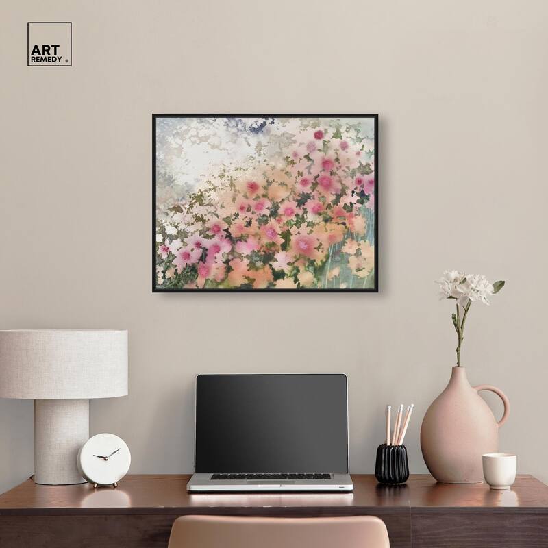 Roseate Remnants Canvas by Art Remedy