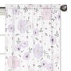 preview thumbnail 3 of 3, Sweet Jojo Designs Lavender Purple Pink Grey and White Watercolor Floral Collection 84-inch Window Treatment Curtain Panel Pair
