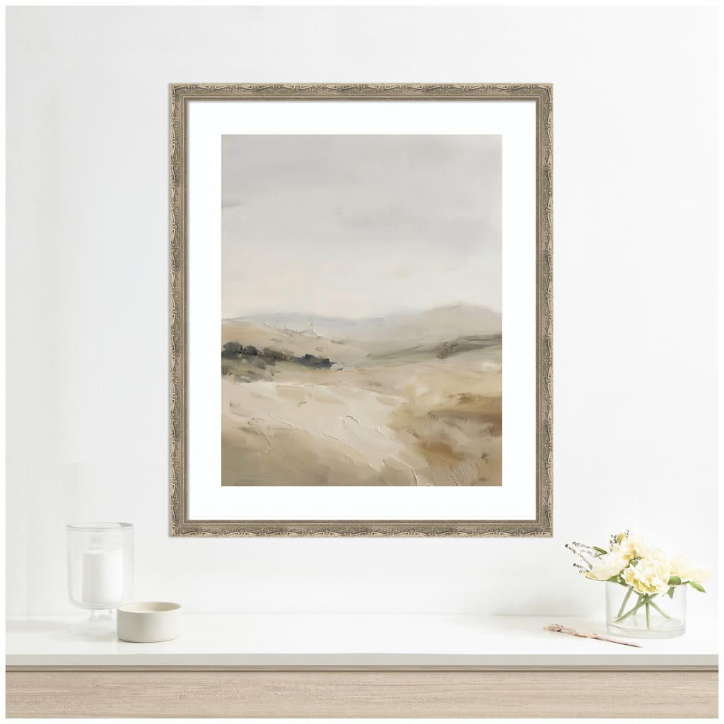 Kate and Laurel Fading Fields II by Amy Lighthall Framed Wall Art Print