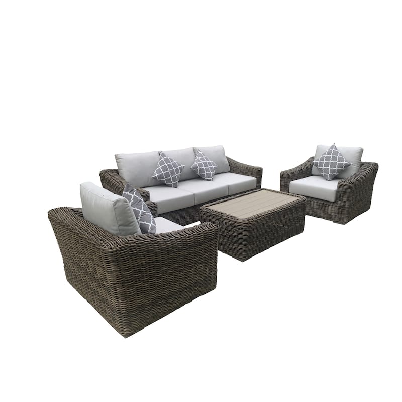 Teva Furniture Monterey Patio Sofa Set with Cushion