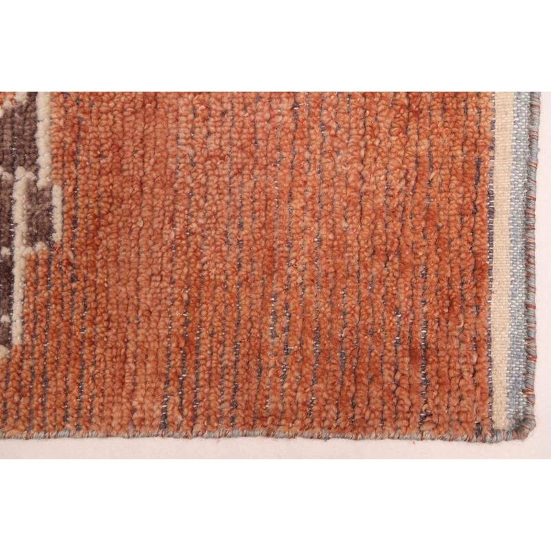 ECARPETGALLERY Hand-knotted Pak Finest Marrakesh Light Denim Blue Wool Rug - 9'5 x 12'1