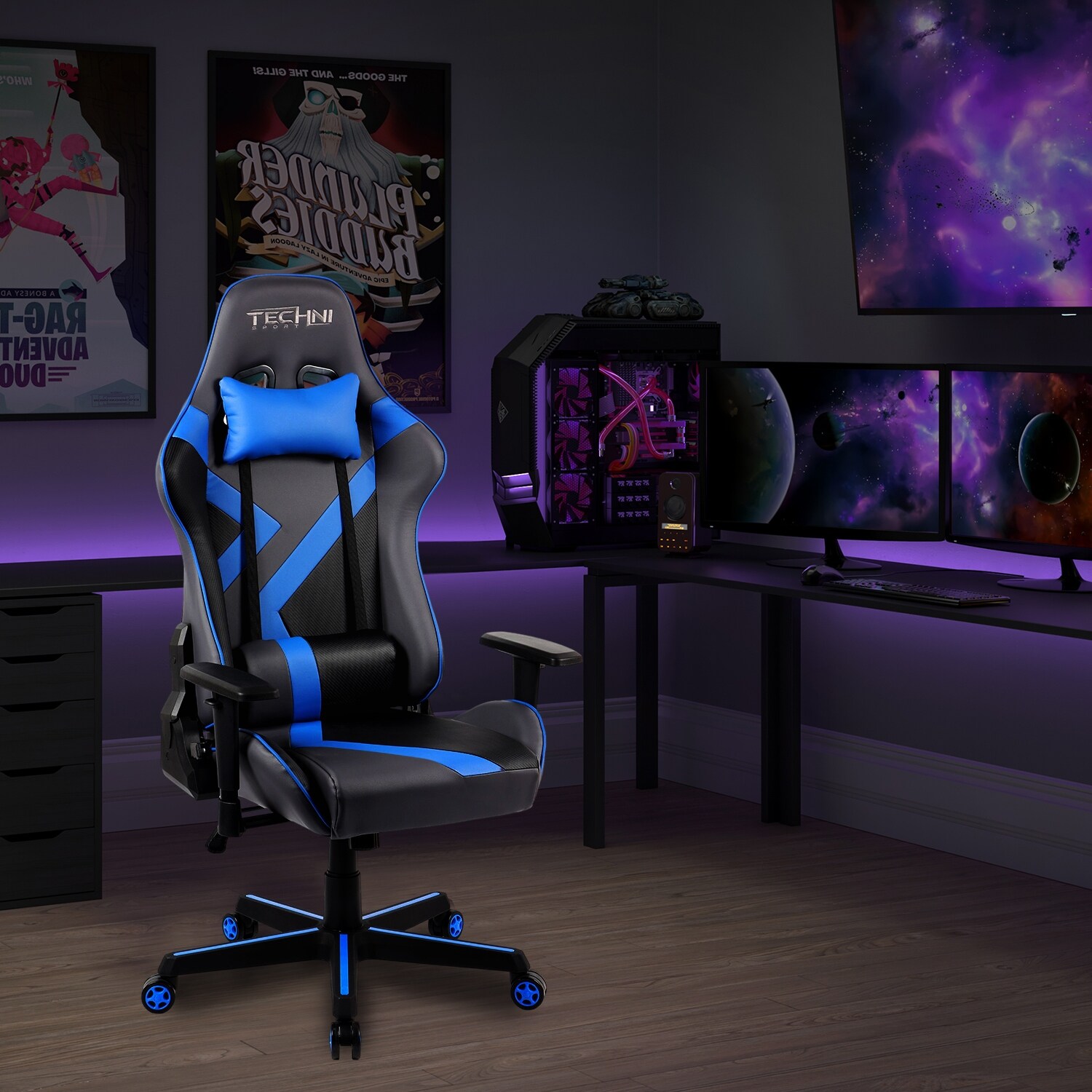 Topcraft Office-PC Gaming Chair, - -