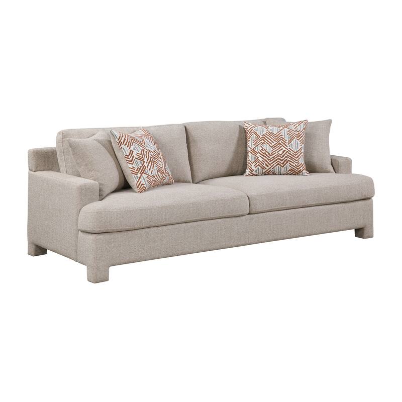 Arlo Chenille 2-Piece Living Room Sofa Sets with Pillows