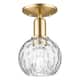 Option Champagne Bronze / Clear Water Glass