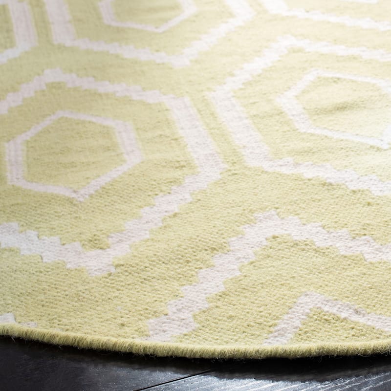 SAFAVIEH Handmade Flatweave Dhurries Roya Modern Moroccan Wool Rug