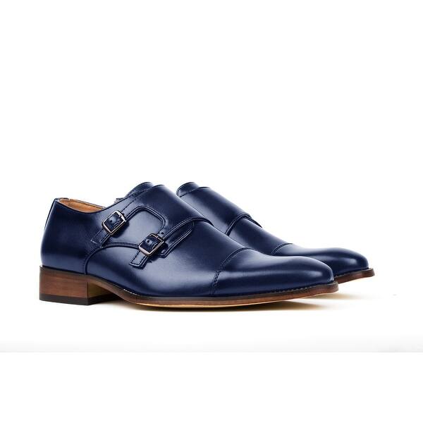 Shop Gino Vitale Men S Monk Strap Dress Shoes Overstock 31797262