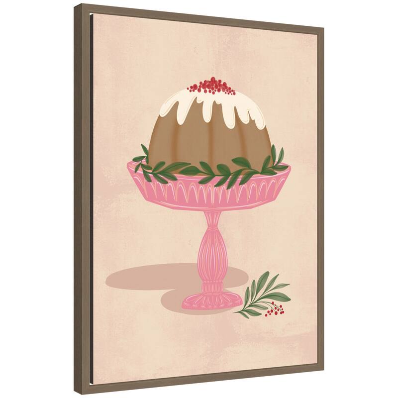 Kate and Laurel Framed Canvas Sweet Treats by Nikita Jariwala - 18 x 24