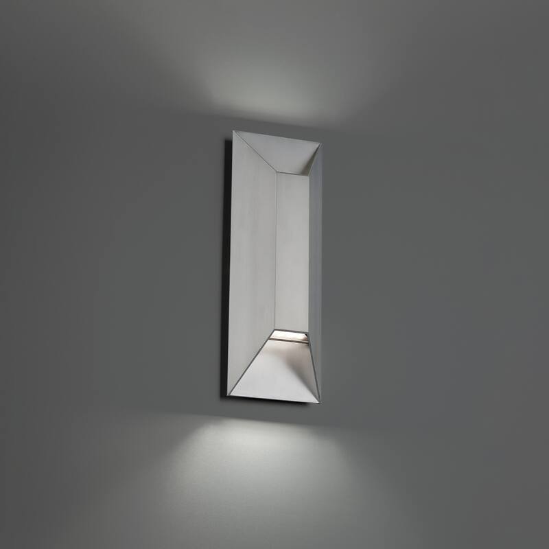 Maglev 10in LED Indoor or Outdoor Wall Light 3-CCT 3000K-3500K-4000K Set to 3000K