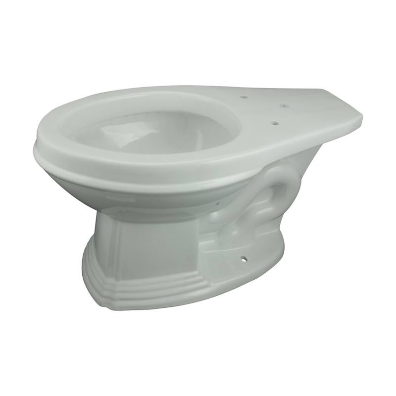 High Tank Toilet - Light Oak Flat Tank, Chrome Plated L Pipe and Elongated White Bowl Renovators Supply