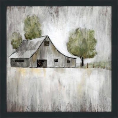 "Weathered Barn (Square)" by Nan Print on Acrylic
