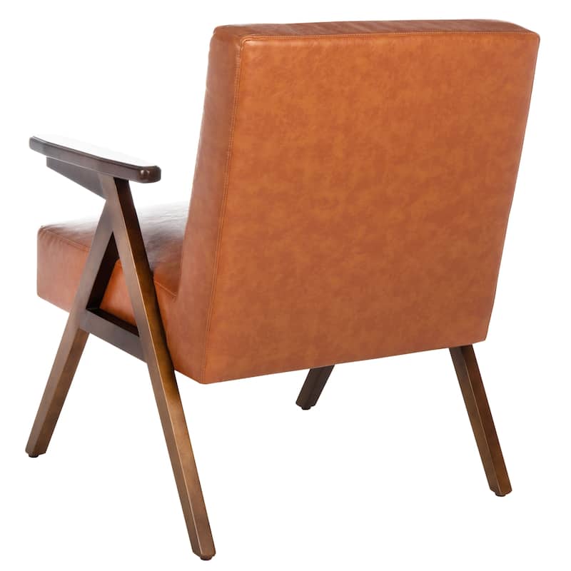 SAFAVIEH Manie Arm Chair - 27.6" W x 29.1" L x 34.3" H - 28Wx29Dx34H