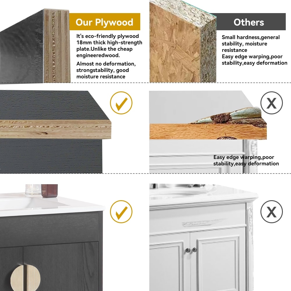 30 x top 19 bathroom vanity