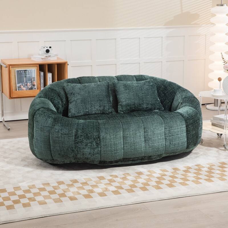 59.05" Bean Bag Sofa Lazy Sofa Durable Comfortable Lounger High Back Bean Bag Chair