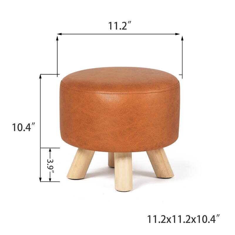 Adeco Foot Rest Ottoman Pet Stool